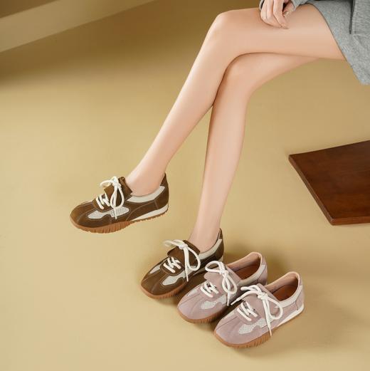 西村名物2025年春季新款超轻舒适软底系带休闲鞋运动鞋T25AM14911 商品图1