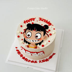 呲牙小哪吒蛋糕