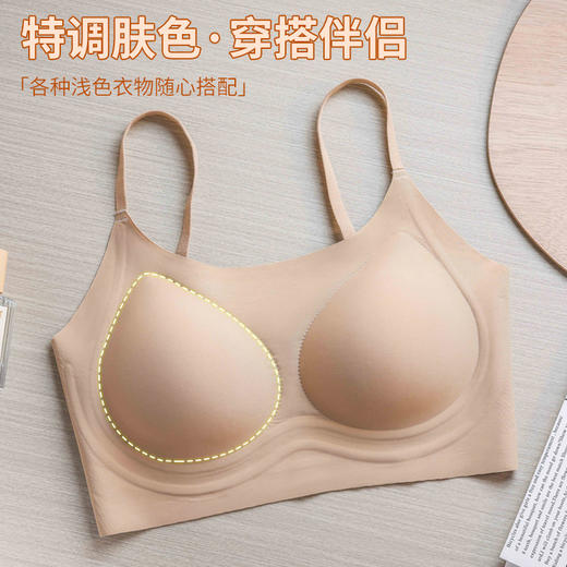 69元两件！【晴氧--果冻条隐形无痕粉底液内衣】小胸塑形聚拢提拉无痕，黄金三角比例果冻条支撑聚拢，宽肩带/细肩带无钢圈隐形文胸，比真空还舒服的软弹无感，一键解锁漫画胸身材！ 商品图9