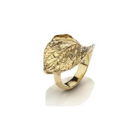 北京仓｜Goossens Paris-BALADE-金色树叶 戒指［法国设计师］