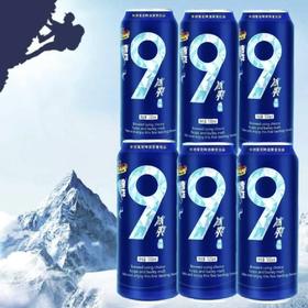 【6罐】雪花啤酒 冰爽9度麦汁浓度 500ml*6罐 雪花不飘我不飘