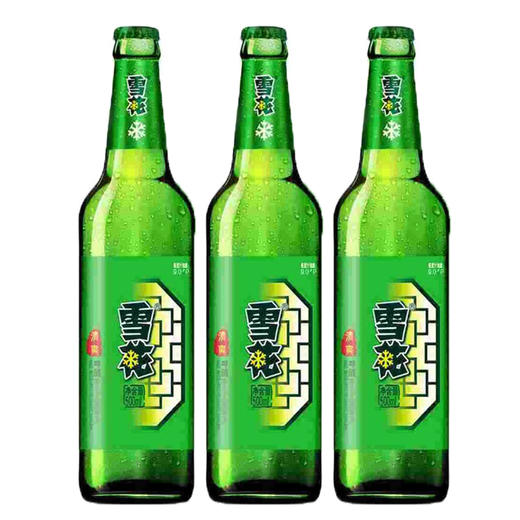 【经典爆款】3瓶 雪花啤酒 清爽9度 啤酒黄啤500ml*3 商品图0