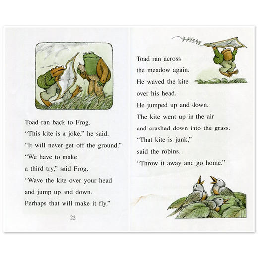 英文原版 Frog and Toad 青蛙和蟾蜍英文版 10册盒装 艾诺洛贝尔 凯迪克大奖 汪培珽第三阶段 附4个CD（蓝思值240L-450L） 商品图3