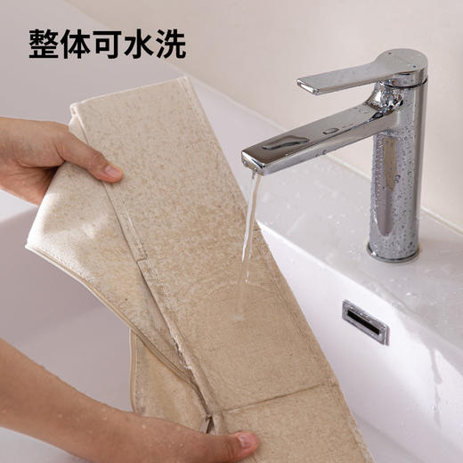 霜山布艺可水洗抽屉多格收纳盒内衣裤袜子分隔衣柜储物盒毛巾衣物收纳盒 商品图2