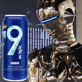 【郑州热销】雪花啤酒 冰爽9度麦汁浓度 500ml罐 雪花不飘我不飘