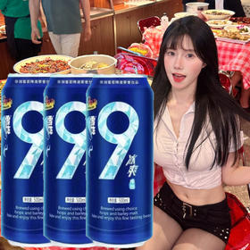 【3罐】雪花啤酒 冰爽9度麦汁浓度 500ml*3罐 雪花不飘我不飘