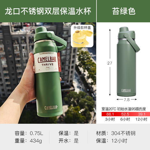 驼峰运动保温杯男士大容量水杯女户外保温壶健身水壶杯子CAMELBAK 商品图0
