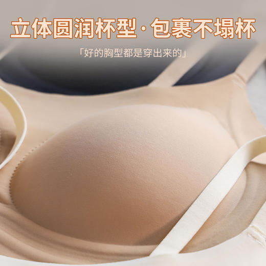 69元两件！【晴氧--果冻条隐形无痕粉底液内衣】小胸塑形聚拢提拉无痕，黄金三角比例果冻条支撑聚拢，宽肩带/细肩带无钢圈隐形文胸，比真空还舒服的软弹无感，一键解锁漫画胸身材！ 商品图3