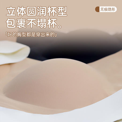 69元两件！【晴氧--果冻条隐形无痕粉底液内衣】小胸塑形聚拢提拉无痕，黄金三角比例果冻条支撑聚拢，宽肩带/细肩带无钢圈隐形文胸，比真空还舒服的软弹无感，一键解锁漫画胸身材！ 商品图5