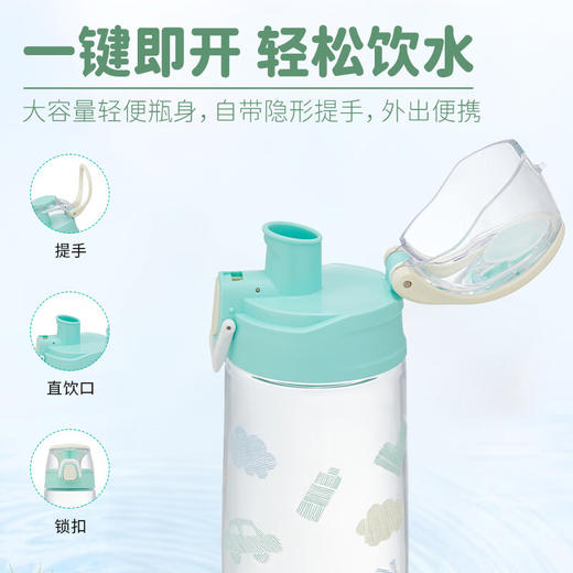 【特惠6折】膳魔师儿童水杯奇妙世界运动水壶宝宝水杯幼儿园喝水杯学生上学直饮杯子 直饮水杯【不支持补差，非质量问题不退不换】S 商品图6