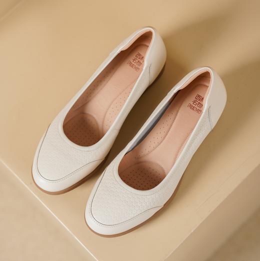 西村名物2025年春季新款舒适平底小尖头单鞋T25AE14341 商品图2