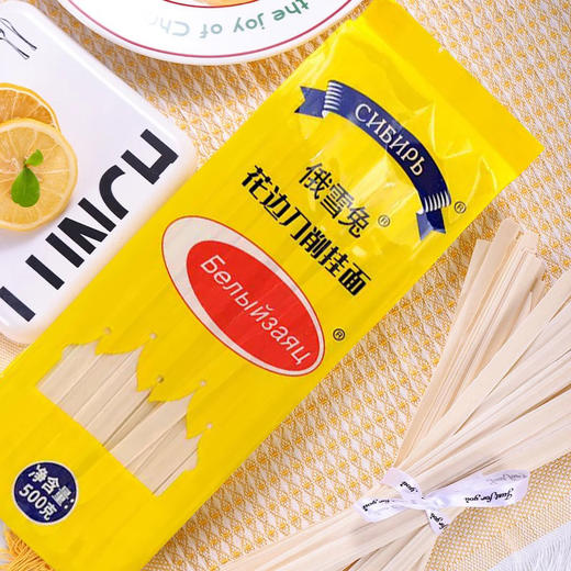 俄雪兔花边刀削挂面500g 商品图1