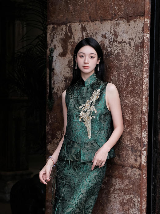 廷前观棠 | 春山马甲 商品图4