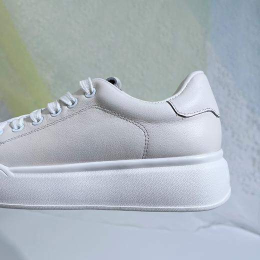 西村名物2025年春季新款超轻舒适软底系带休闲鞋运动鞋小白鞋T25CM38941 商品图3