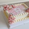 折射泡泡玫瑰粉方形蛋糕 商品缩略图0