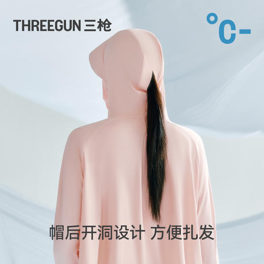 Threegun三枪 时尚防晒斗篷女士外套-T80016A01 商品图7