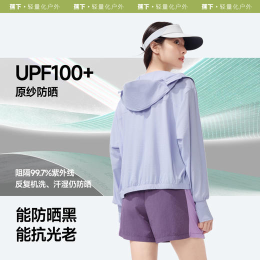 【25年新品】蕉下女士凉感速干防晒衣（夹克款）AL825 商品图1