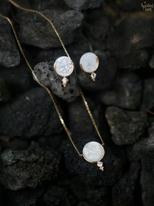 SpoiledBrat Jewelry18k金 天使系列耳钉 商品图1