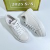 西村名物2025年春季新款超轻舒适软底系带休闲鞋运动鞋小白鞋T25CM38941 商品缩略图1