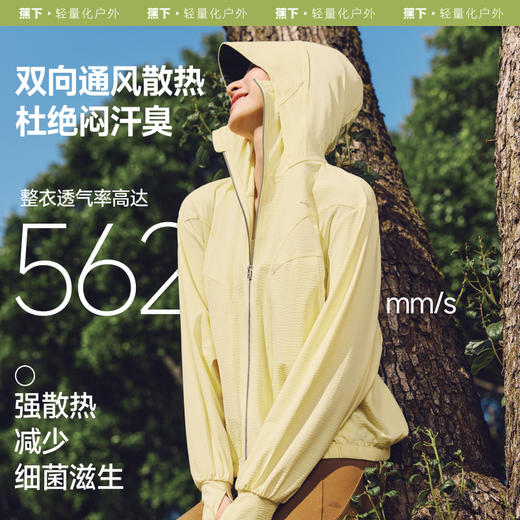 【25年新品】蕉下女士凉感速干防晒衣（夹克款）AL825 商品图4
