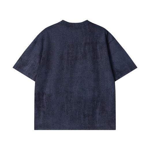 T2776夏季高级感新款个性满天星闪电龙卷风圆领短袖T恤百搭潮流上衣 商品图5