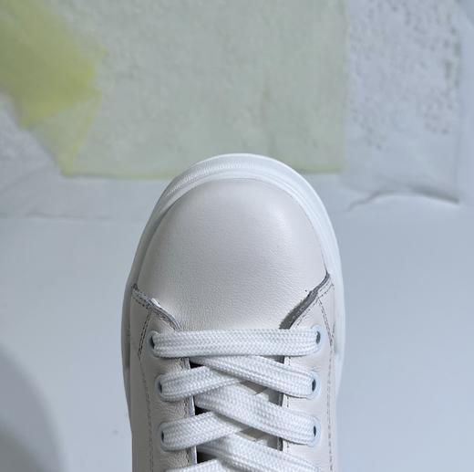 西村名物2025年春季新款超轻舒适软底系带休闲鞋运动鞋小白鞋T25CM38941 商品图2