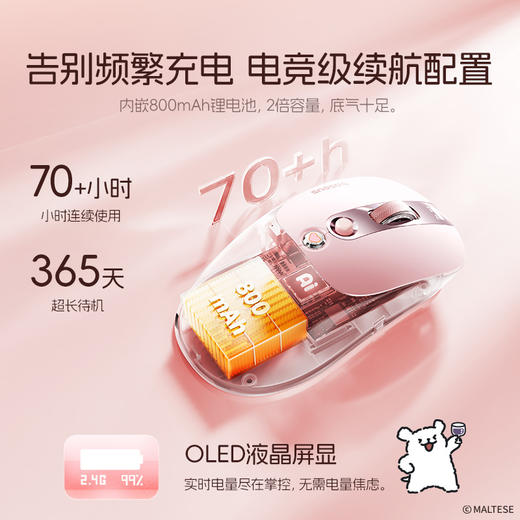 倍思 Editor EM1 长续航屏显 线条小狗联名款 商品图4