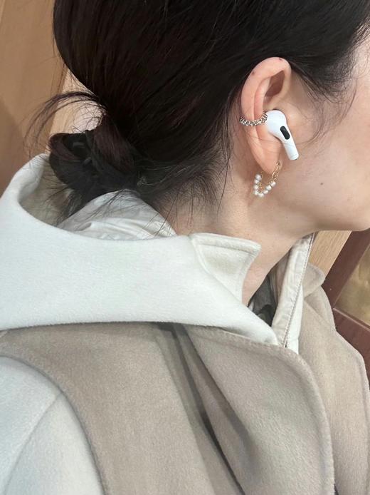 SpoiledBrat Jewelry前后立体碱水面包系列 | 珍珠/蓝色/橘色/银色耳钉 商品图9