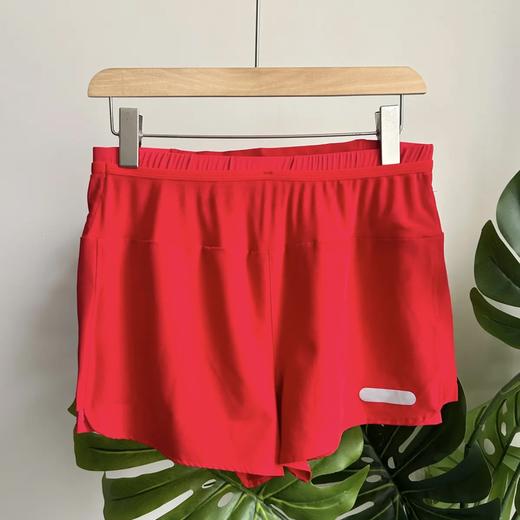 🔥🔥超火爆‼️特价💰69元2件✅(LongLi/腰包袋鼠裤)男女同款马拉松假两件内衬速干运动跑步短裤 商品图8