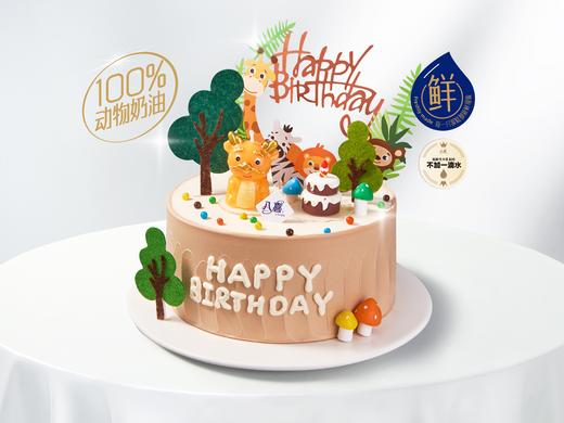 【12生肖定制款】（蜡烛可更换）冰淇淋/水果生日蛋糕 商品图0