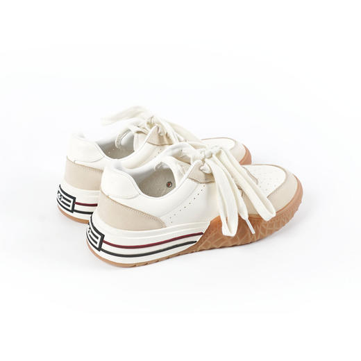 Westory2025年春季休闲运动滑板鞋水染小牛皮S25AM58931 商品图3