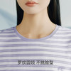Threegun三枪 冰泉棉彩条圆领短袖中裤女士家居套-T80024D02 商品缩略图8