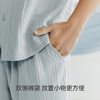 Threegun三枪 云朵棉翻领开襟短袖长裤男士家居套-T80011D01 商品缩略图4