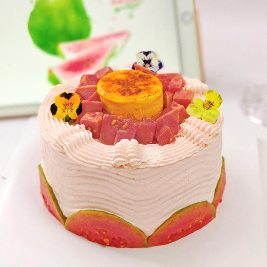 斑斓芭乐布蕾焦糖奶油蛋糕 商品图6