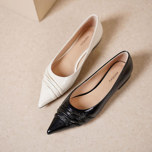 Westory2025年春季平底尖头休闲通勤浅口单鞋S25AE58731 商品图0