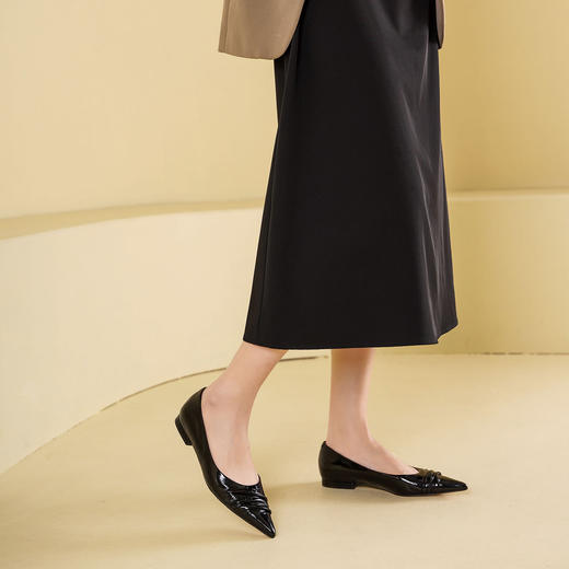 Westory2025年春季平底尖头休闲通勤浅口单鞋S25AE58731 商品图4