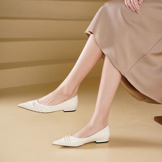 Westory2025年春季平底尖头休闲通勤浅口单鞋S25AE58731 商品图3