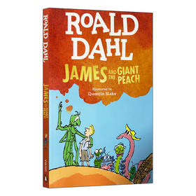 罗尔德达尔 Roald Dahl 英文原版 James and the Giant Peach 詹姆斯与大仙桃 飞天巨桃历险记配插图