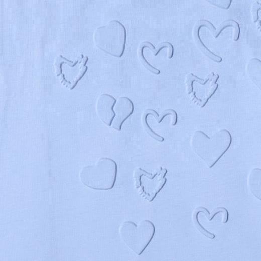 T2731夏季高级感新款韩版立体爱心纯色圆领短袖T恤时尚休闲百搭上衣 商品图3