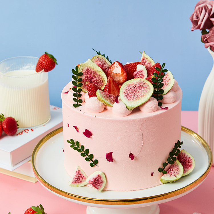 热爱甜粉蛋糕