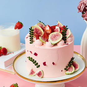 热爱甜粉蛋糕