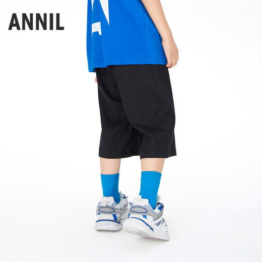 男童全腰针织七分裤夏季新款安奈儿童装EB526135 商品图1
