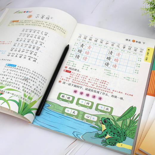 学霸笔记数学语文英语1—6年级下册人教版课前预习课后练习复习 商品图4