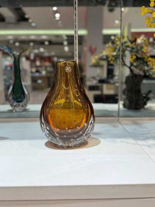 晶尊水晶-福禄花瓶26cm（琥珀色）如鱼得水花瓶39cm（琥珀色）涟漪花瓶35cm（灰色）【不支持补差，非质量问题不退不换】S 商品图2