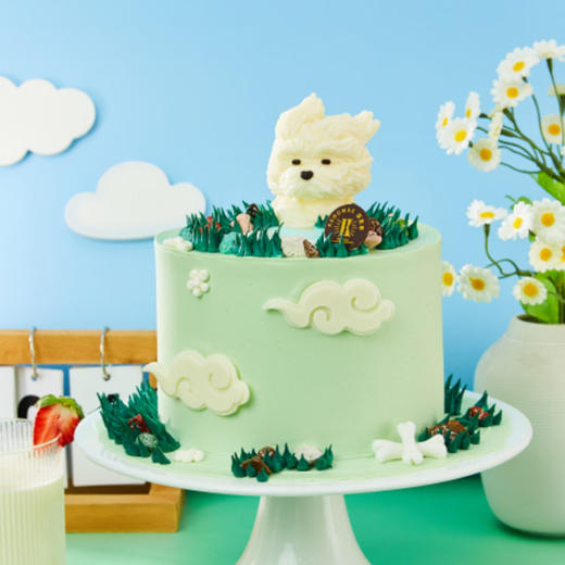 风吹小狗蛋糕 商品图2