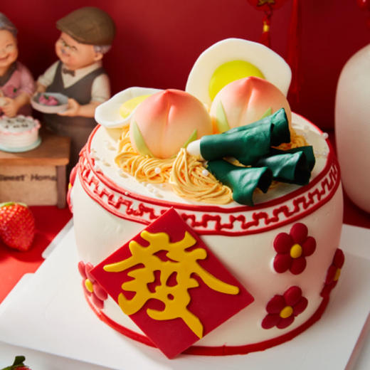 一碗长寿面蛋糕 商品图2
