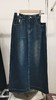 12.12错过没有！清货不退-NO退 爆款推荐-66102 （软料）A字长款牛仔长款半身裙-喜出 商品缩略图1