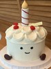 【简约奶油款】果冻猫小脚蛋糕 商品缩略图0