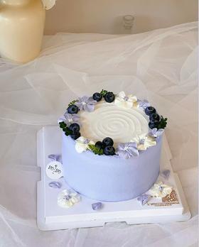 紫色蓝莓裱花（下单现做，制作时间2-3小时）
