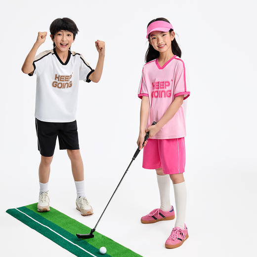 男女童SORONA凉感套装夏季新款安奈儿童装EM521130 商品图5